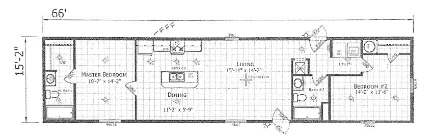 2023 Highland RVH floor plan