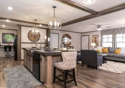 2019 Clayton Loft kitchen living room